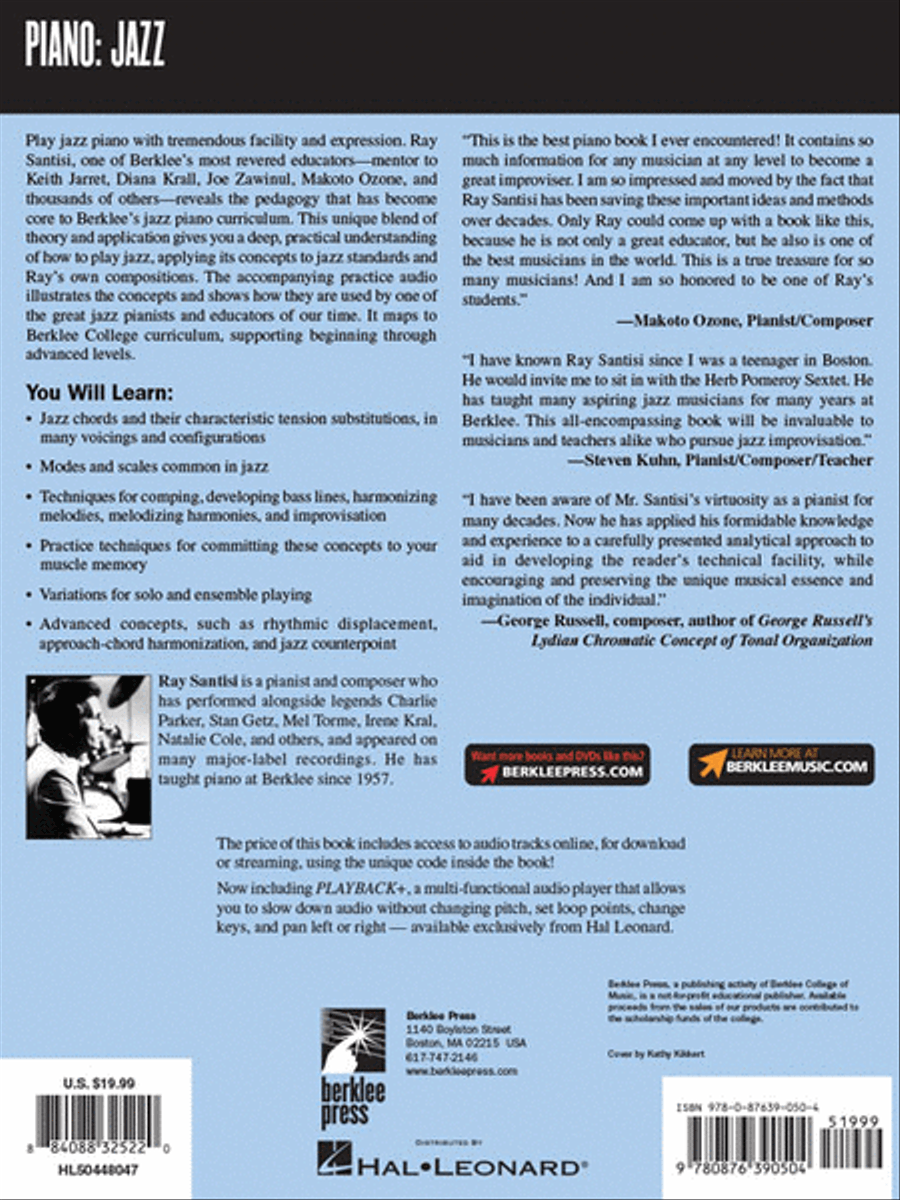 Berklee Jazz Piano Berklee Jazz Piano Piano Method scores gallery preview page 6