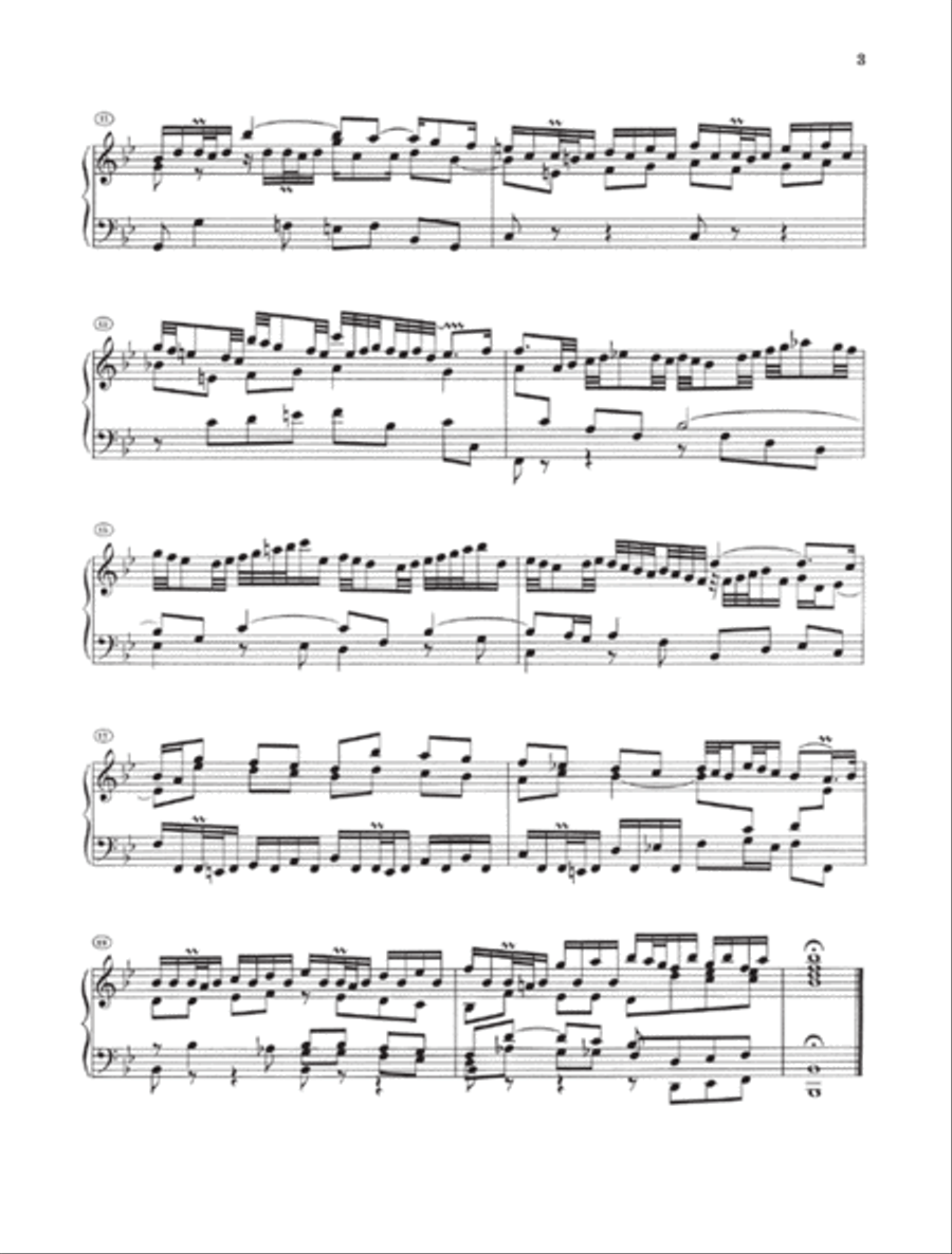 J.S. Bach: Partitas 1-3 BWV 825-827 Piano Solo scores gallery preview page 3