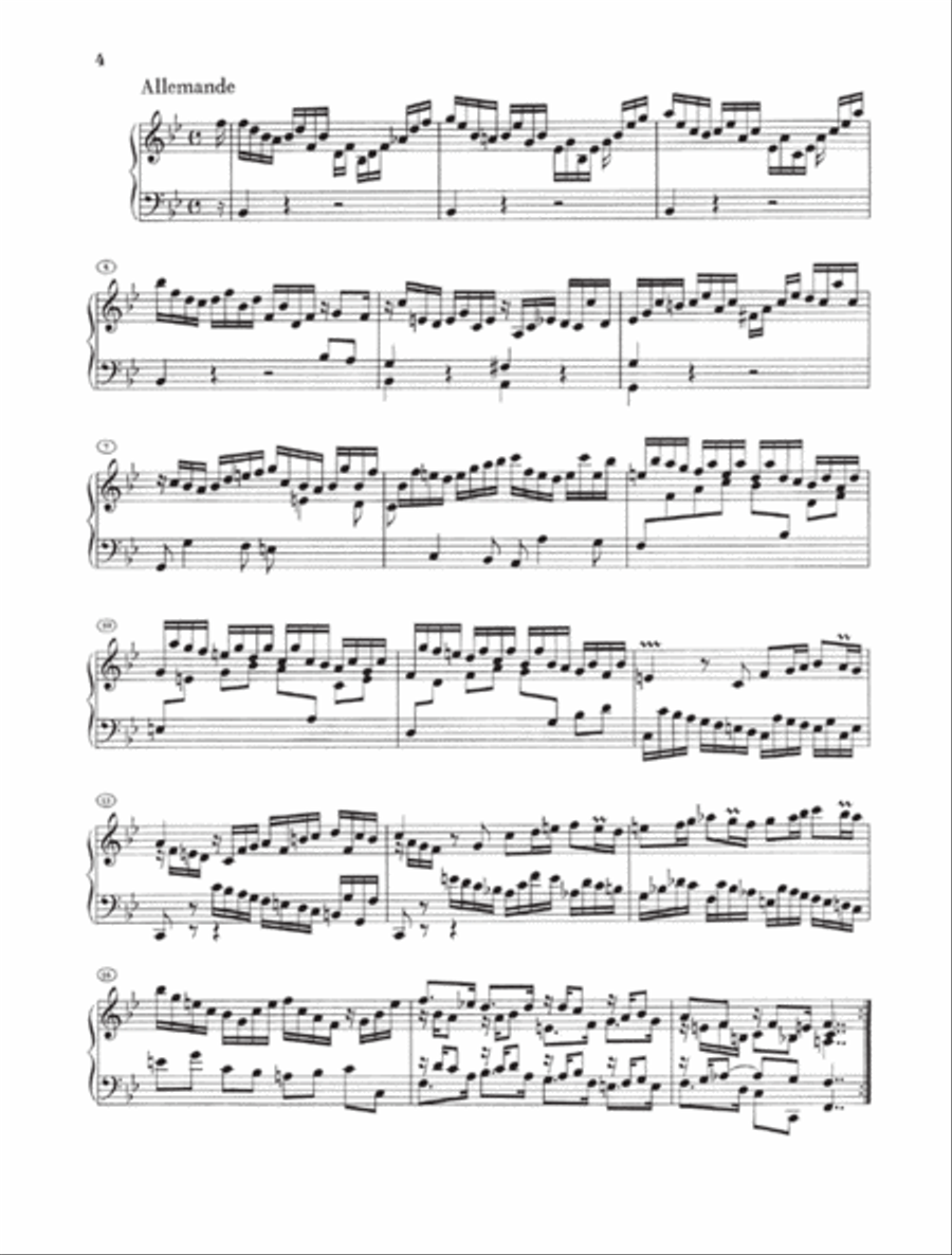 J.S. Bach: Partitas 1-3 BWV 825-827 Piano Solo scores gallery preview page 4