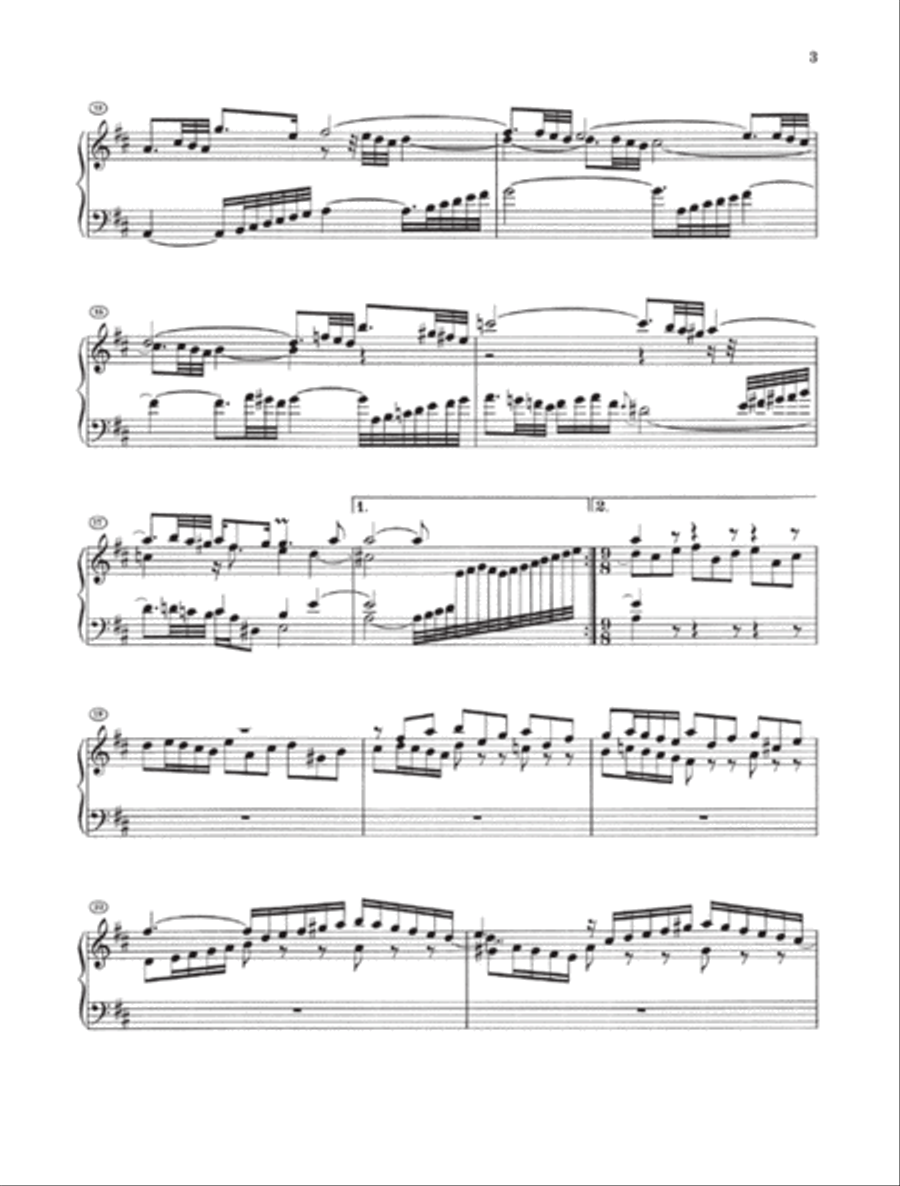 J.S. Bach: Partitas 4-6 BWV 828-830 Piano Solo scores gallery preview page 3
