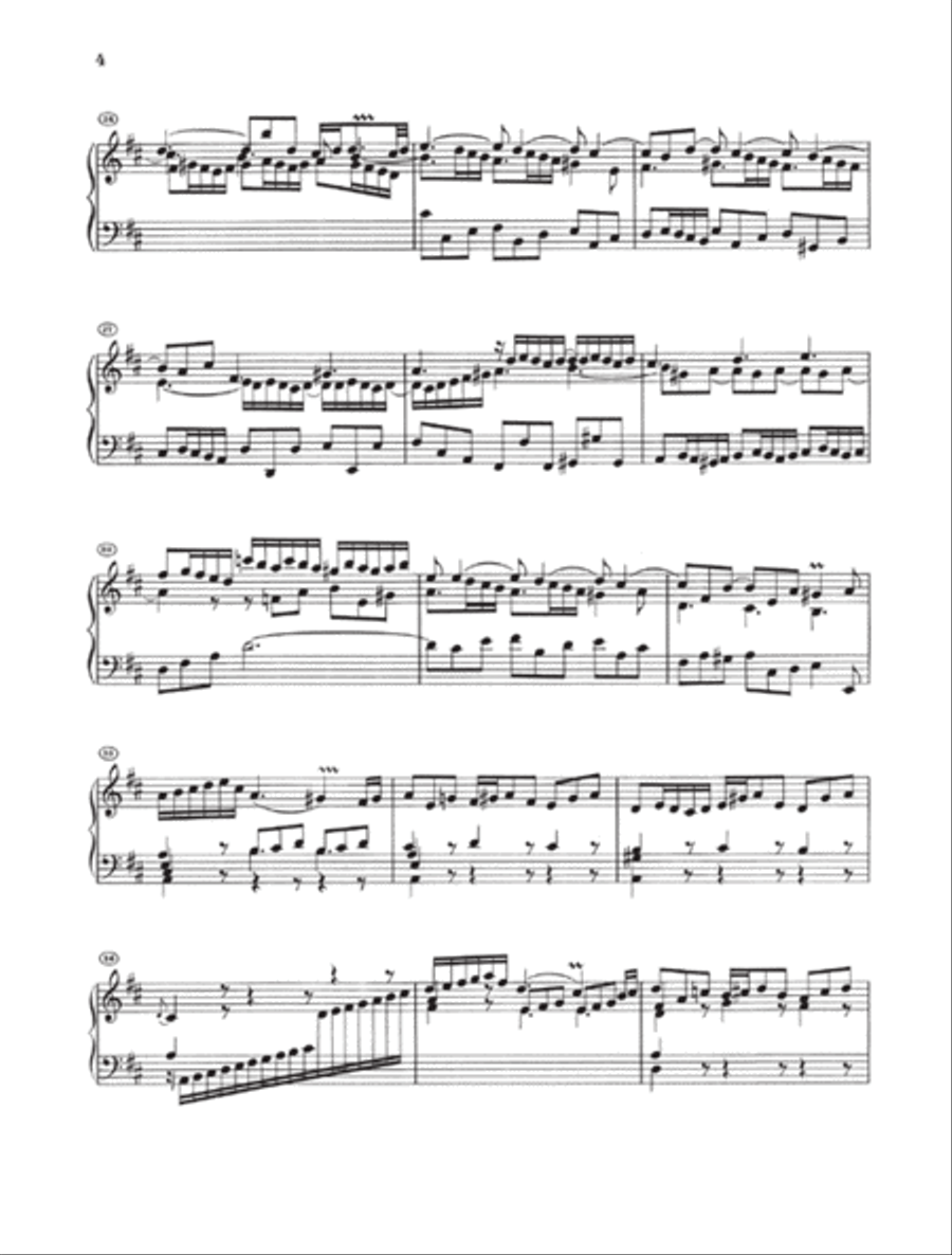 J.S. Bach: Partitas 4-6 BWV 828-830 Piano Solo scores gallery preview page 4