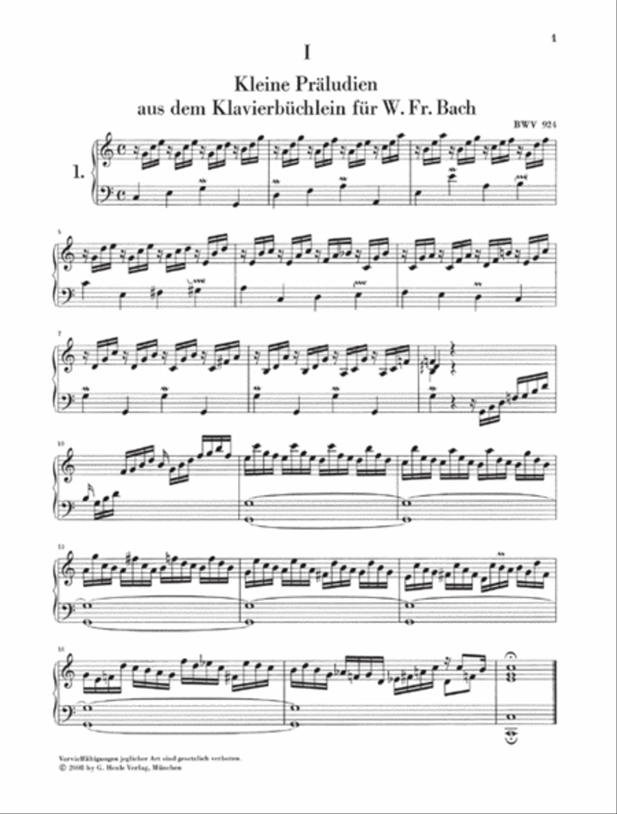 J.S. Bach: Little Preludes And Fughettas Piano Solo scores gallery preview page 2