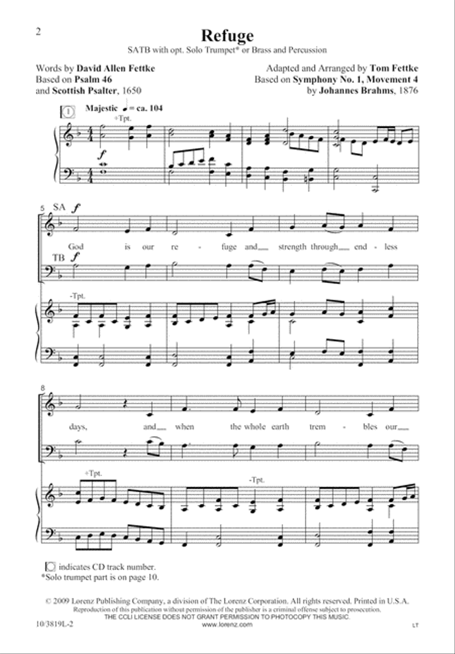 Refuge Refuge 4-Part scores gallery preview page 3