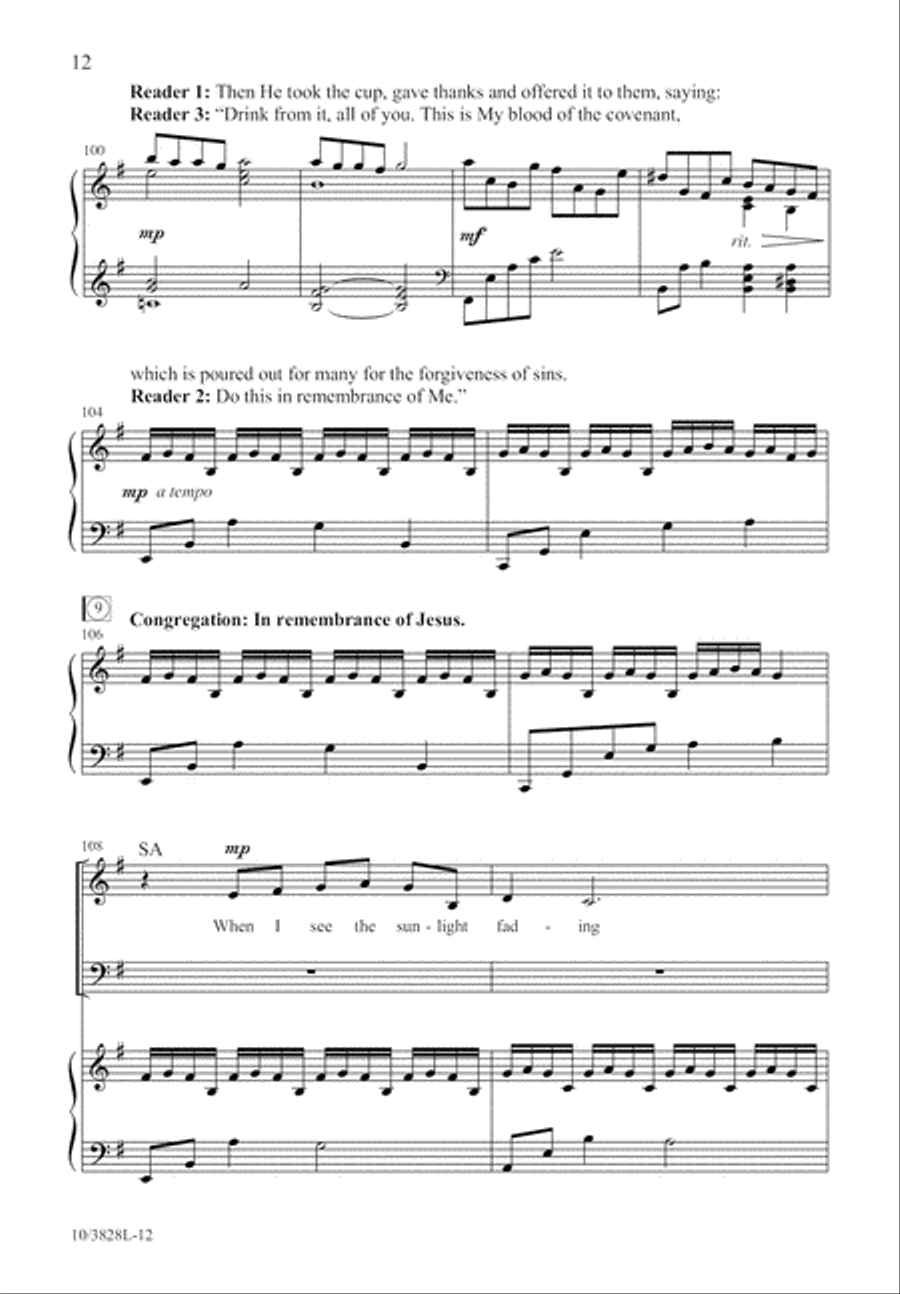 The Crown and the Cross The Crown and the Cross 3-Part scores gallery preview page 13