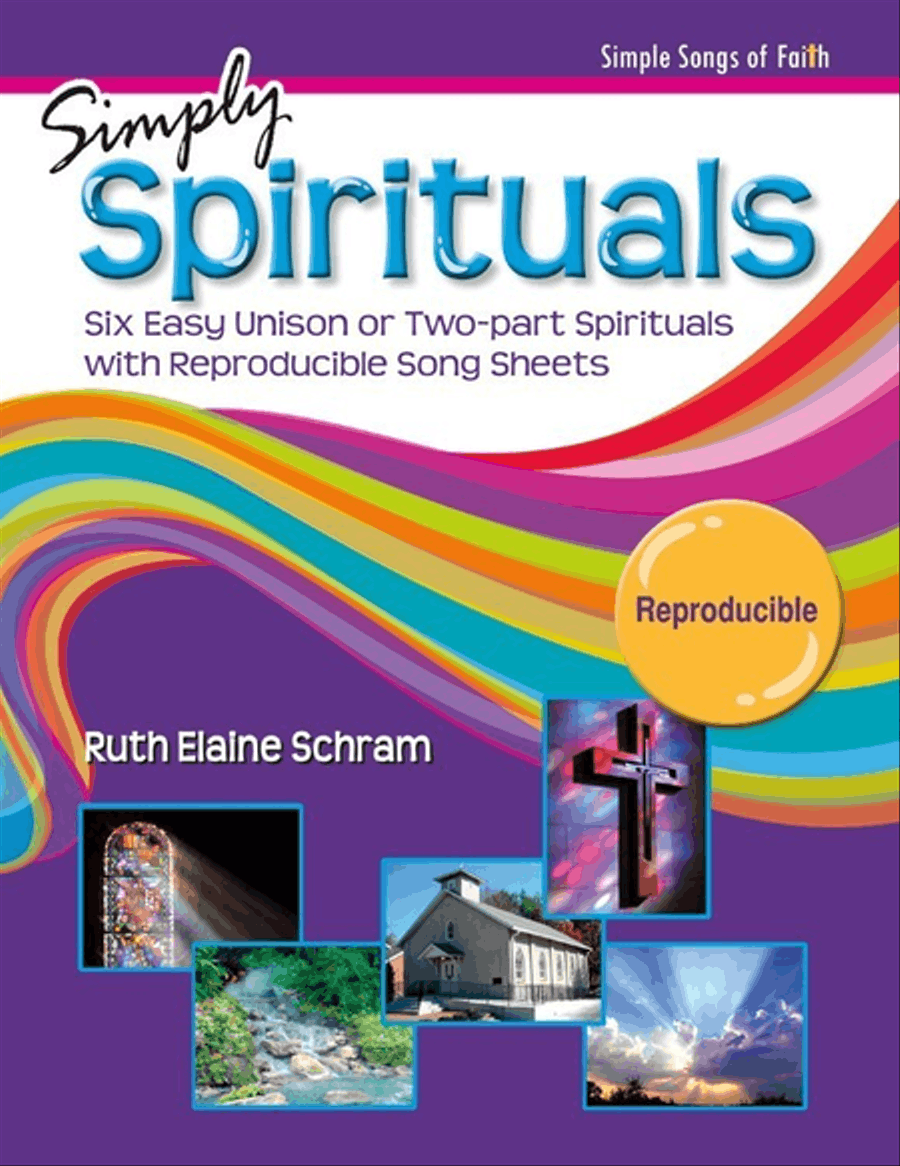 Simply Spirituals - Songbook and Performance/Accompaniment CD Combination Choir scores gallery preview page 1