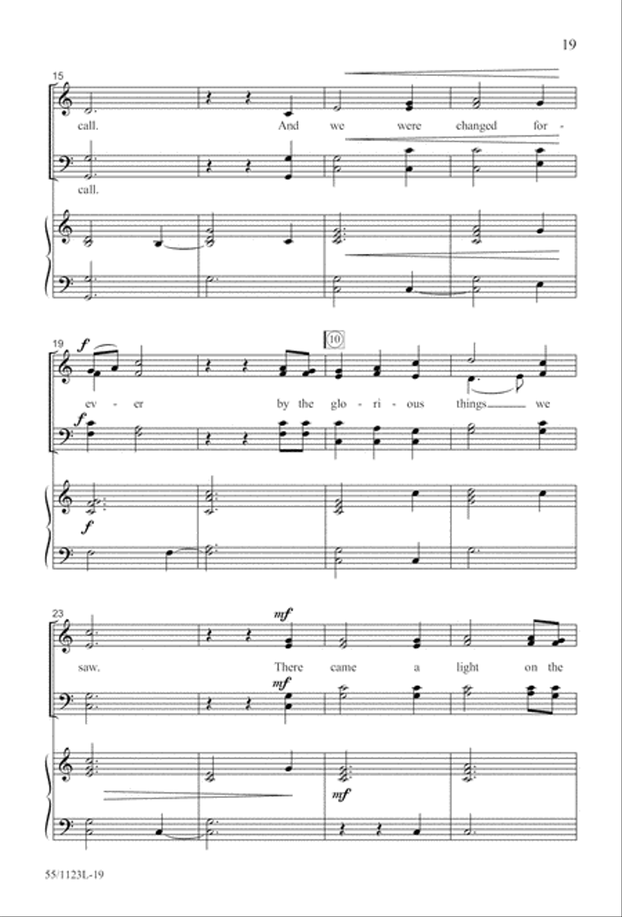 Come, Touch the Robe Come, Touch the Robe 4-Part scores gallery preview page 20