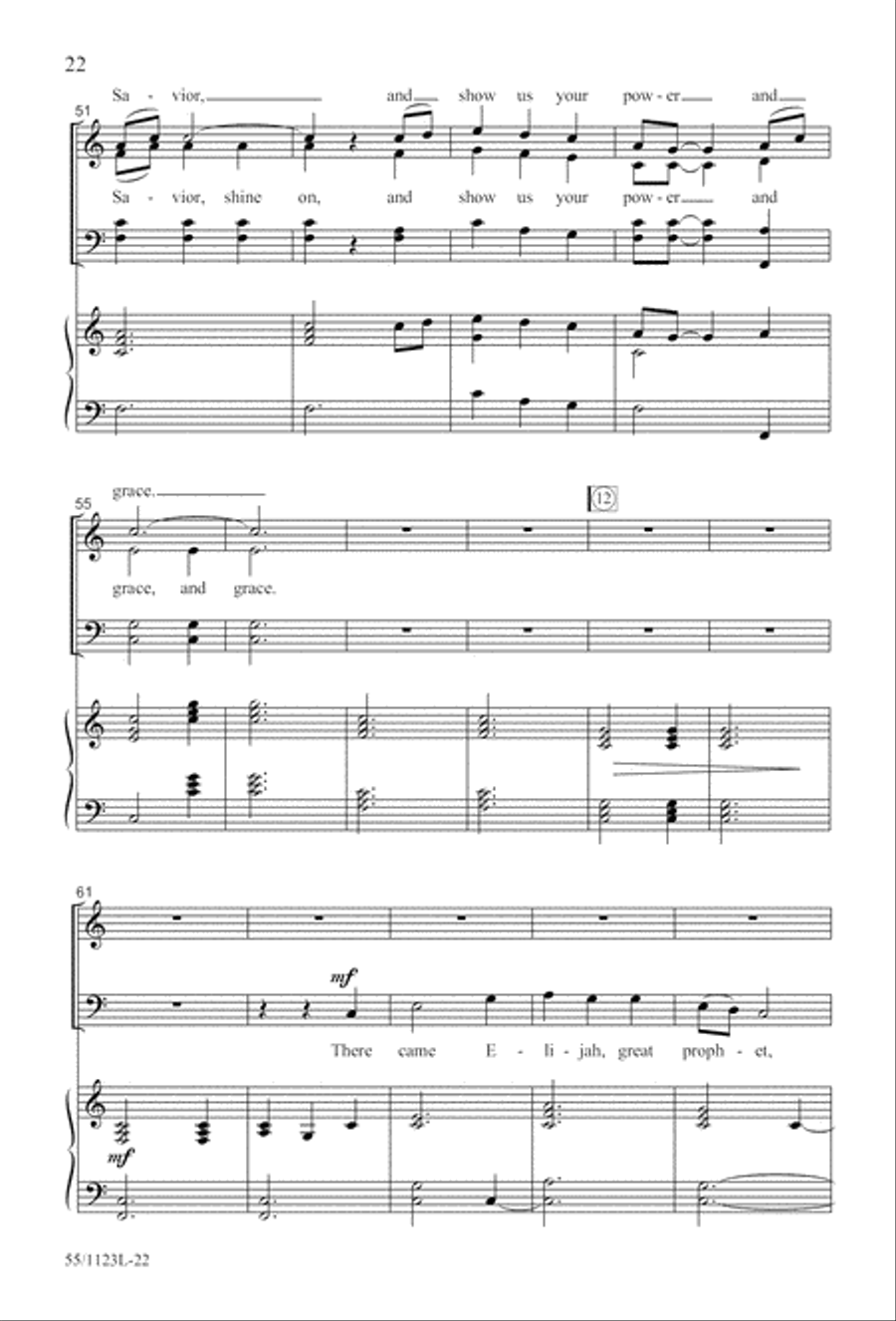 Come, Touch the Robe Come, Touch the Robe 4-Part scores gallery preview page 23