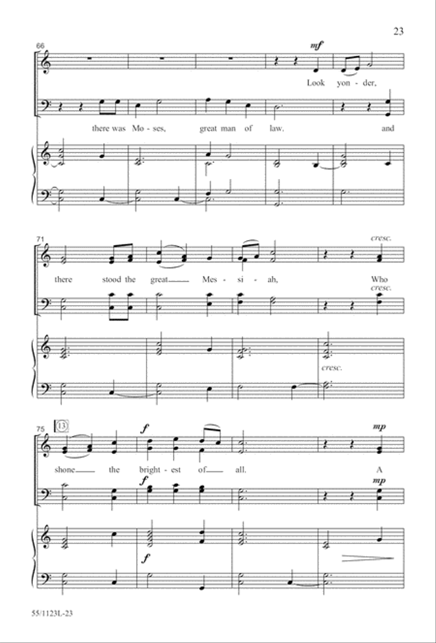 Come, Touch the Robe Come, Touch the Robe 4-Part scores gallery preview page 24