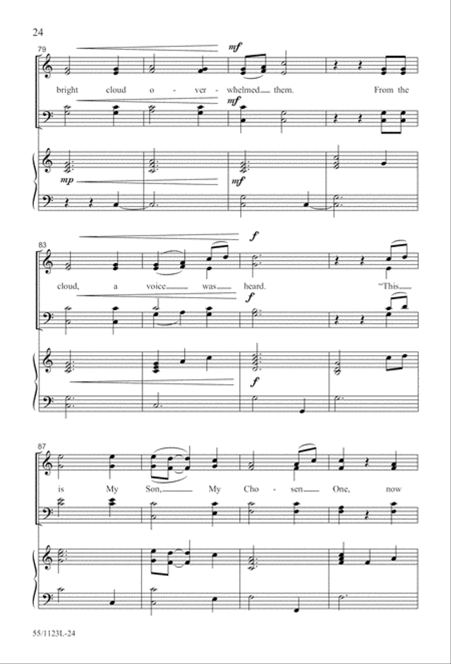 Come, Touch the Robe Come, Touch the Robe 4-Part scores gallery preview page 25