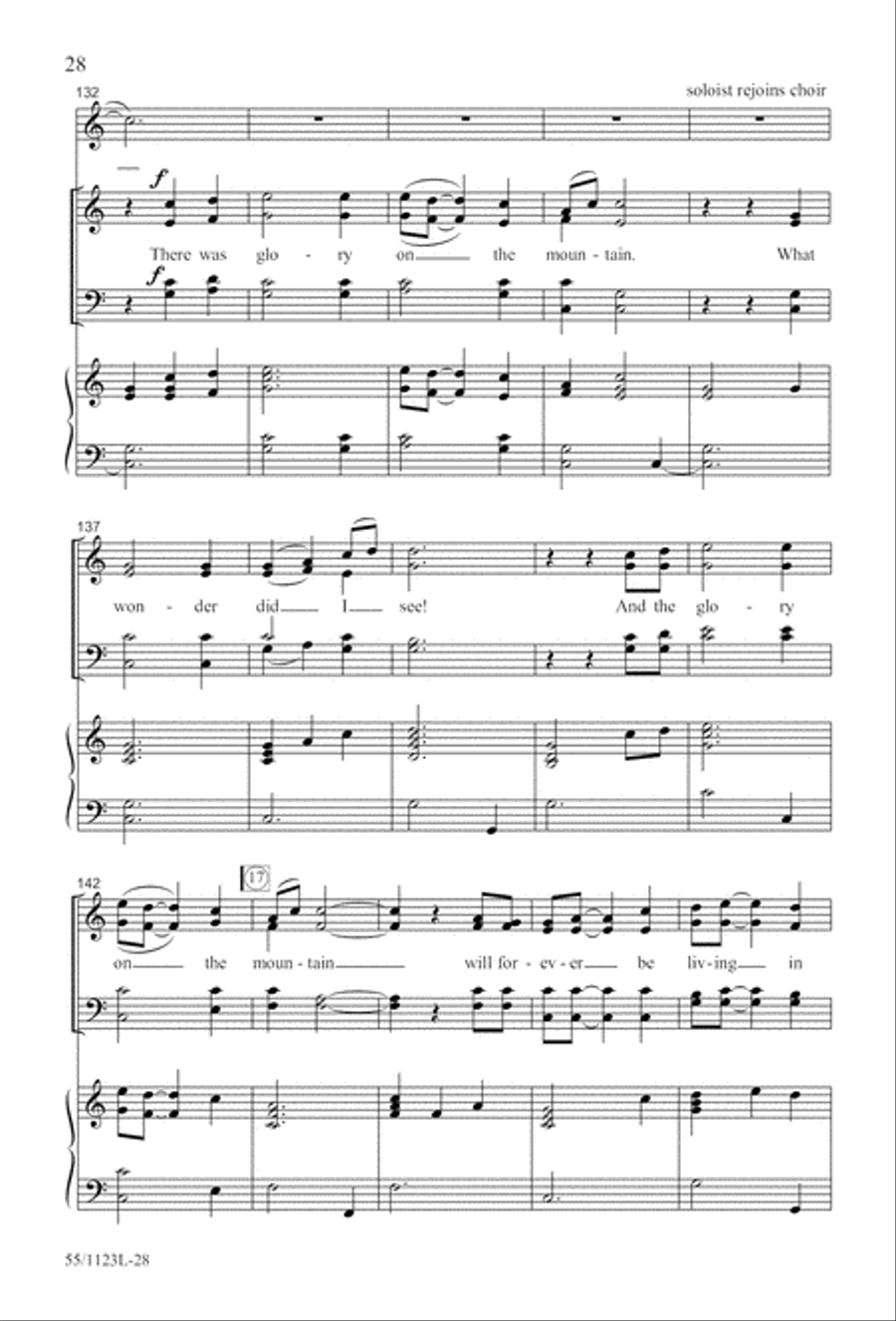 Come, Touch the Robe Come, Touch the Robe 4-Part scores gallery preview page 29