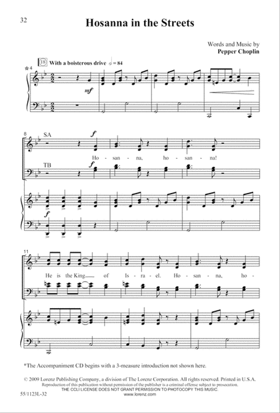 Come, Touch the Robe Come, Touch the Robe 4-Part scores gallery preview page 33
