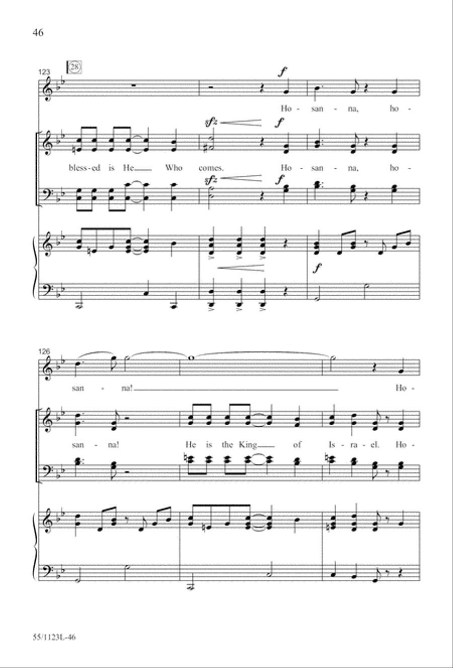 Come, Touch the Robe Come, Touch the Robe 4-Part scores gallery preview page 47