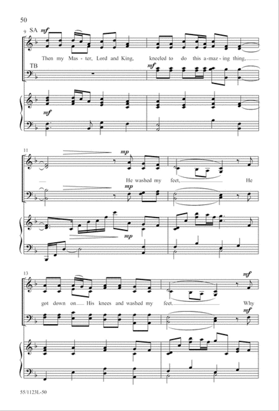 Come, Touch the Robe Come, Touch the Robe 4-Part scores gallery preview page 51