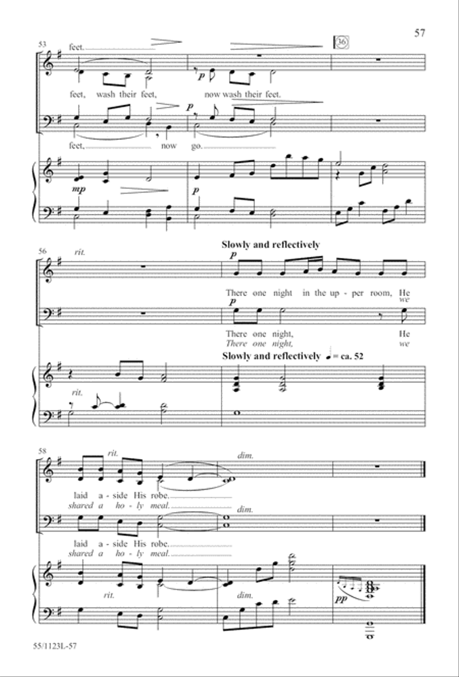Come, Touch the Robe Come, Touch the Robe 4-Part scores gallery preview page 58