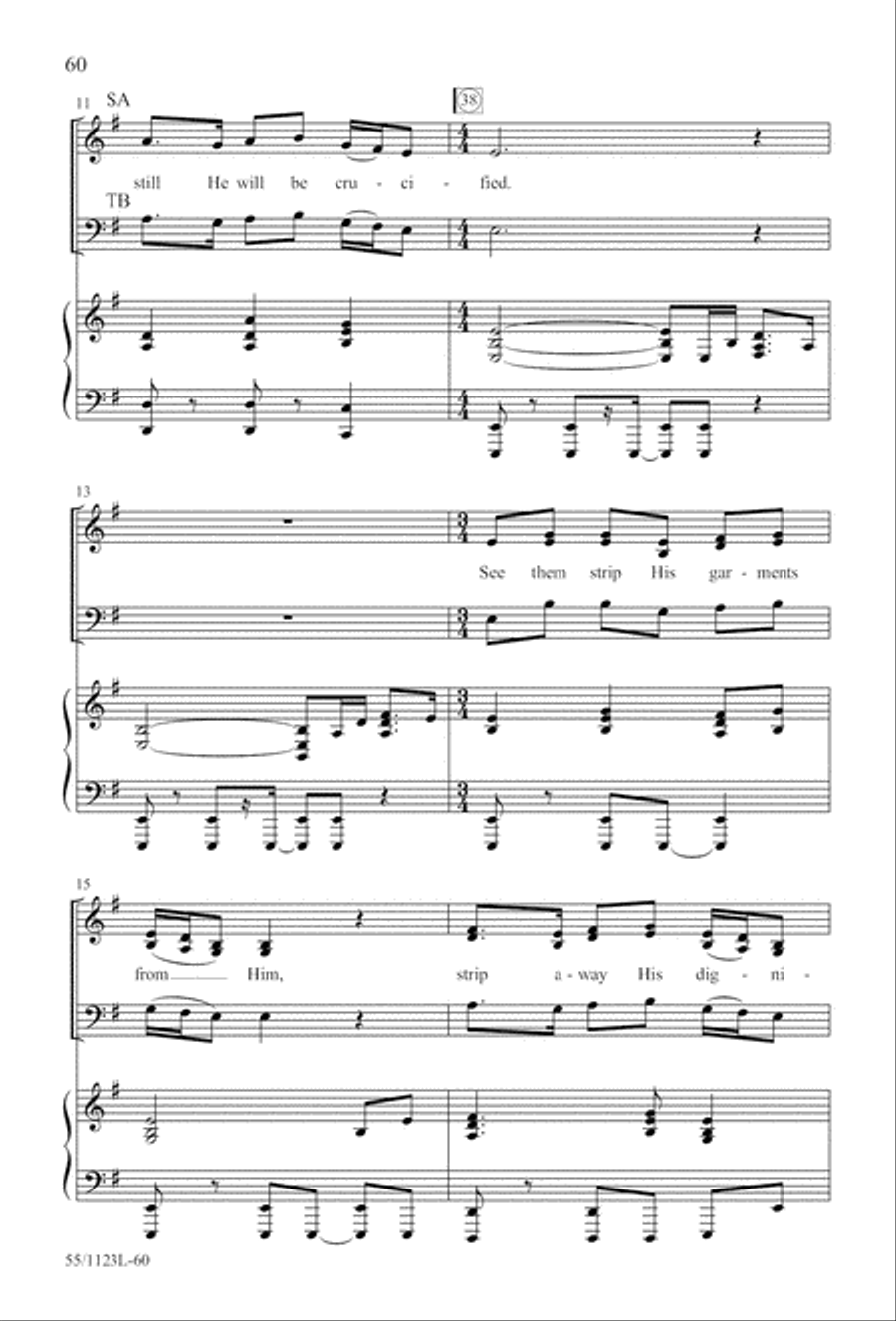 Come, Touch the Robe Come, Touch the Robe 4-Part scores gallery preview page 61
