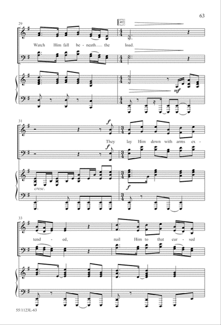 Come, Touch the Robe Come, Touch the Robe 4-Part scores gallery preview page 64