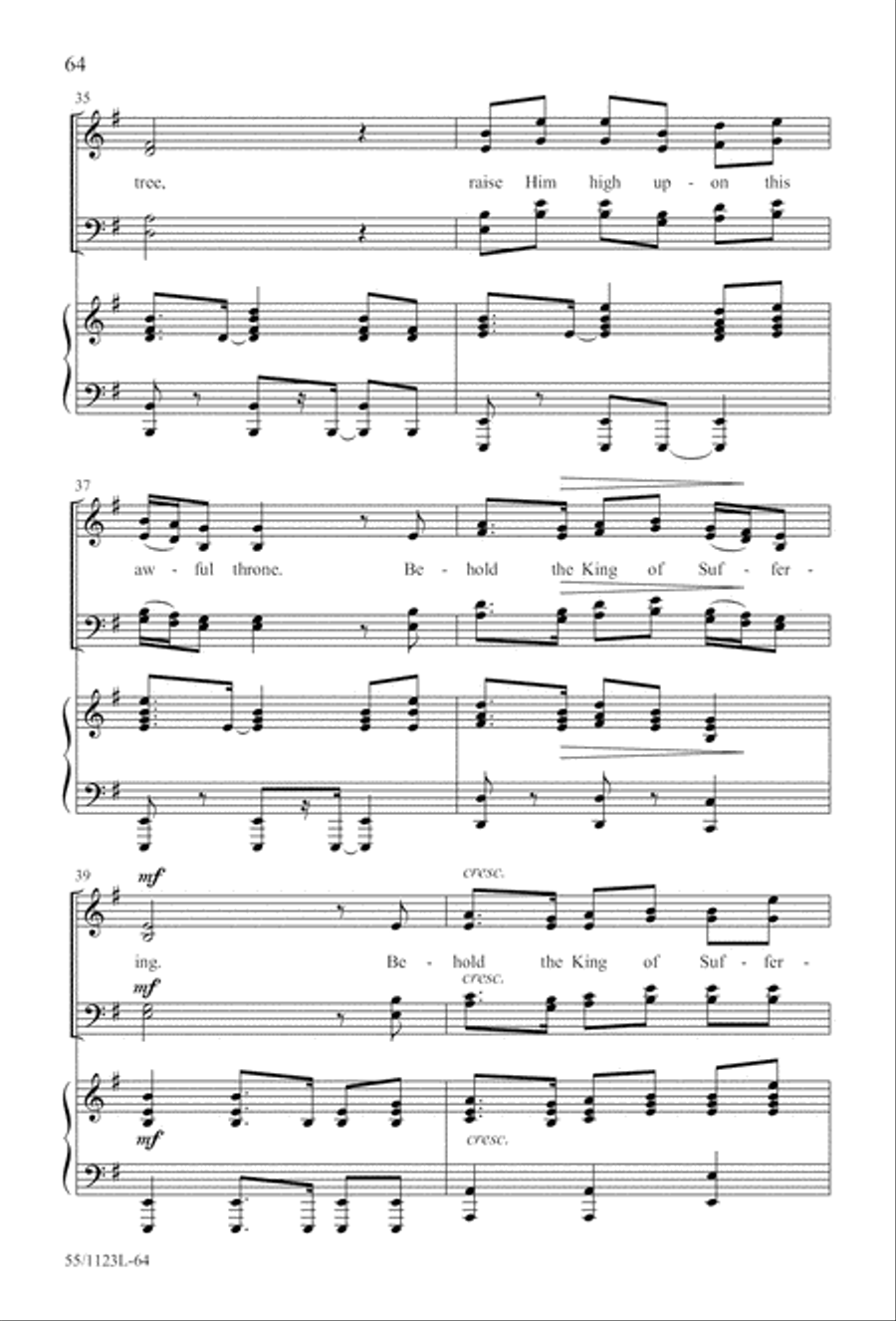 Come, Touch the Robe Come, Touch the Robe 4-Part scores gallery preview page 65