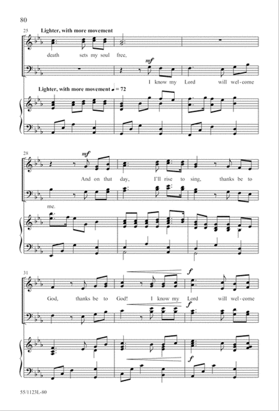 Come, Touch the Robe Come, Touch the Robe 4-Part scores gallery preview page 81