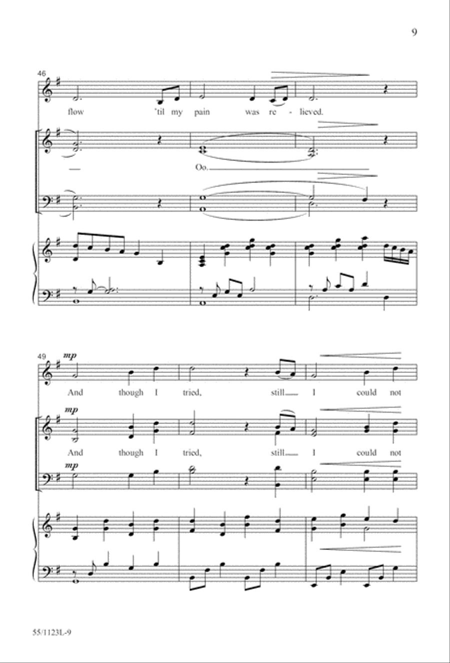 Come, Touch the Robe Come, Touch the Robe 4-Part scores gallery preview page 10