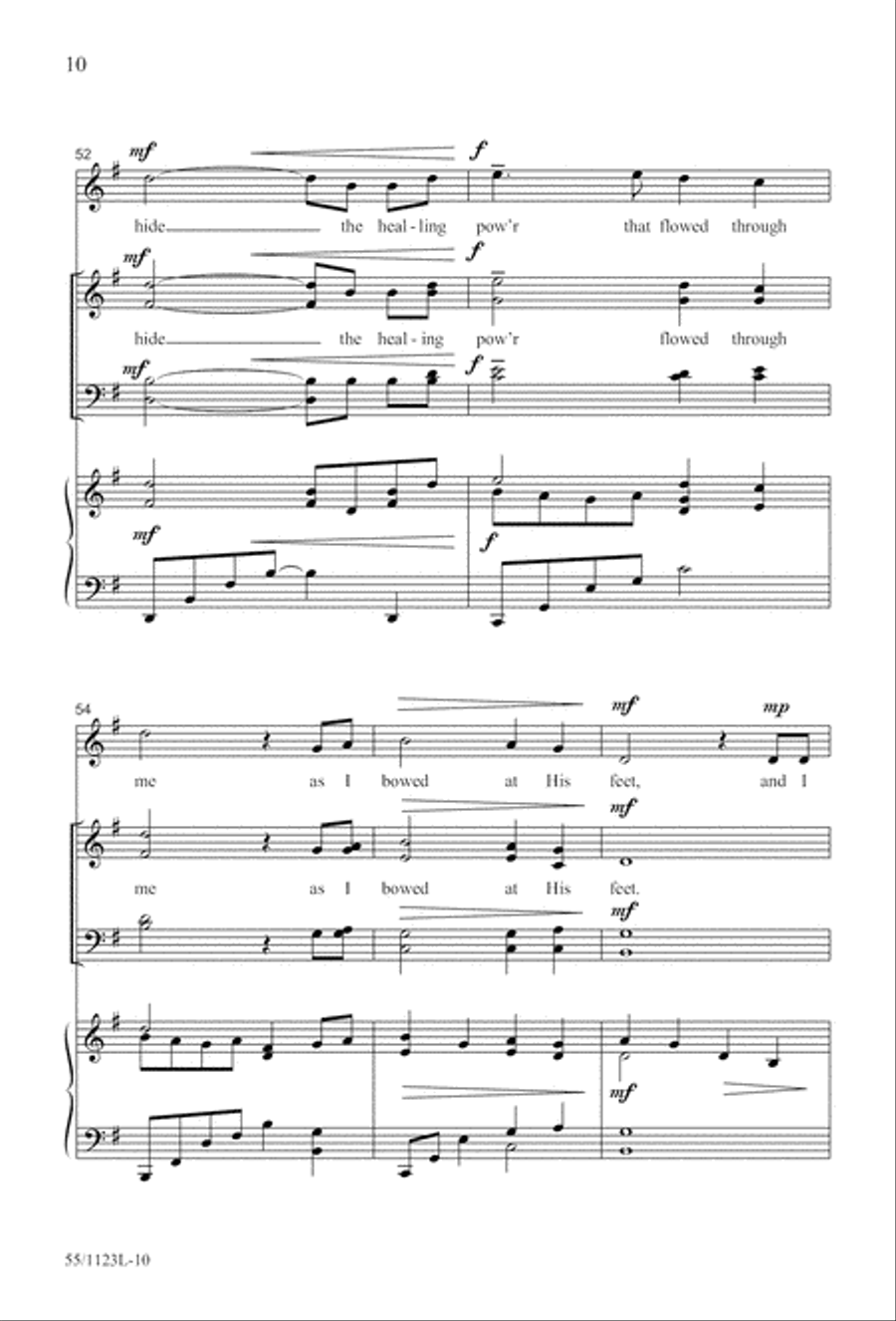 Come, Touch the Robe Come, Touch the Robe 4-Part scores gallery preview page 11