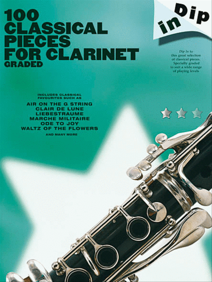 Dip In – 100 Classical Pieces Clarinet Solo scores gallery preview page 1