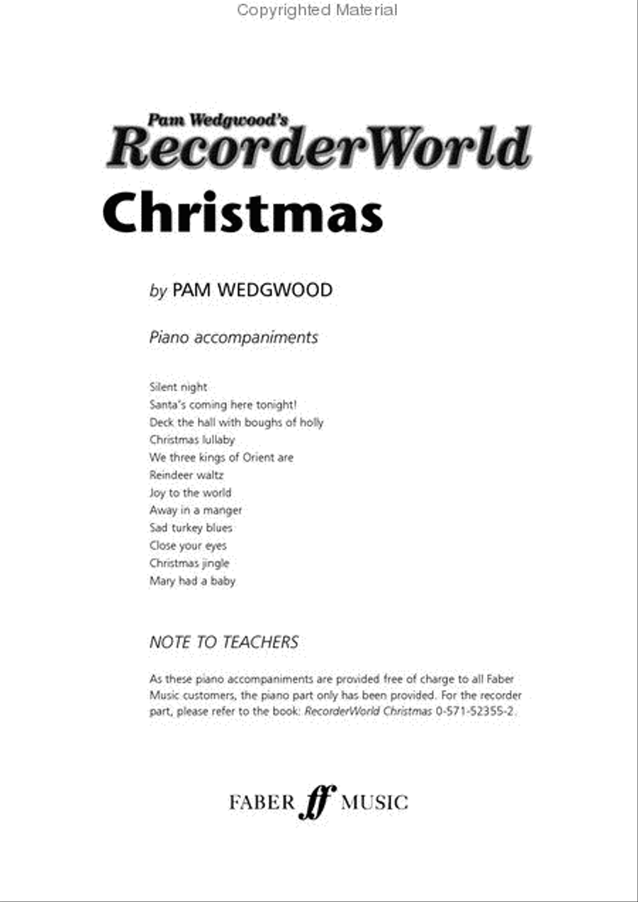 RecorderWorld Christmas RecorderWorld Christmas Woodwind Duet scores gallery preview page 2