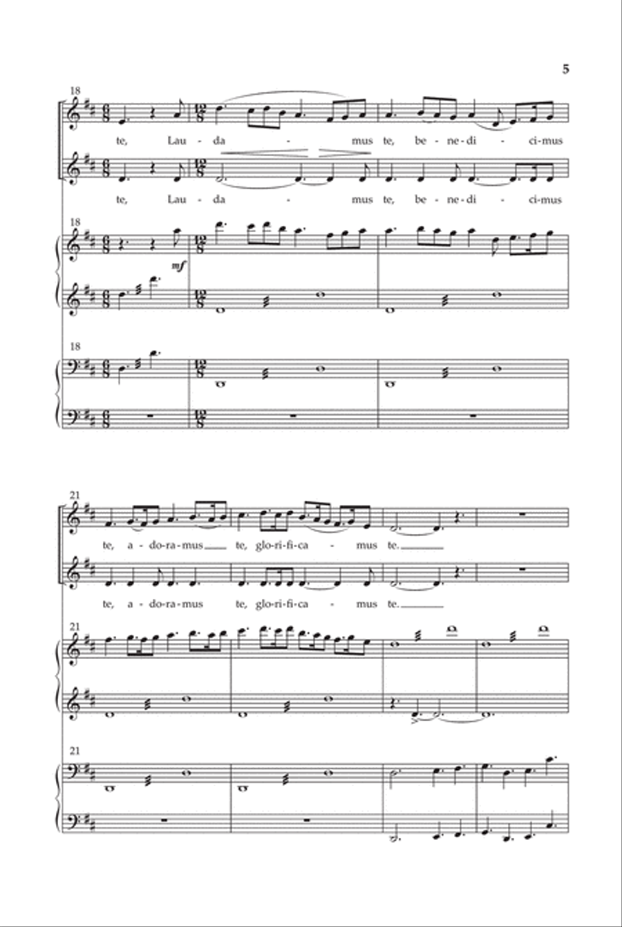 Gloria - SSAA - Replaced by WLG167 Choir scores gallery preview page 4