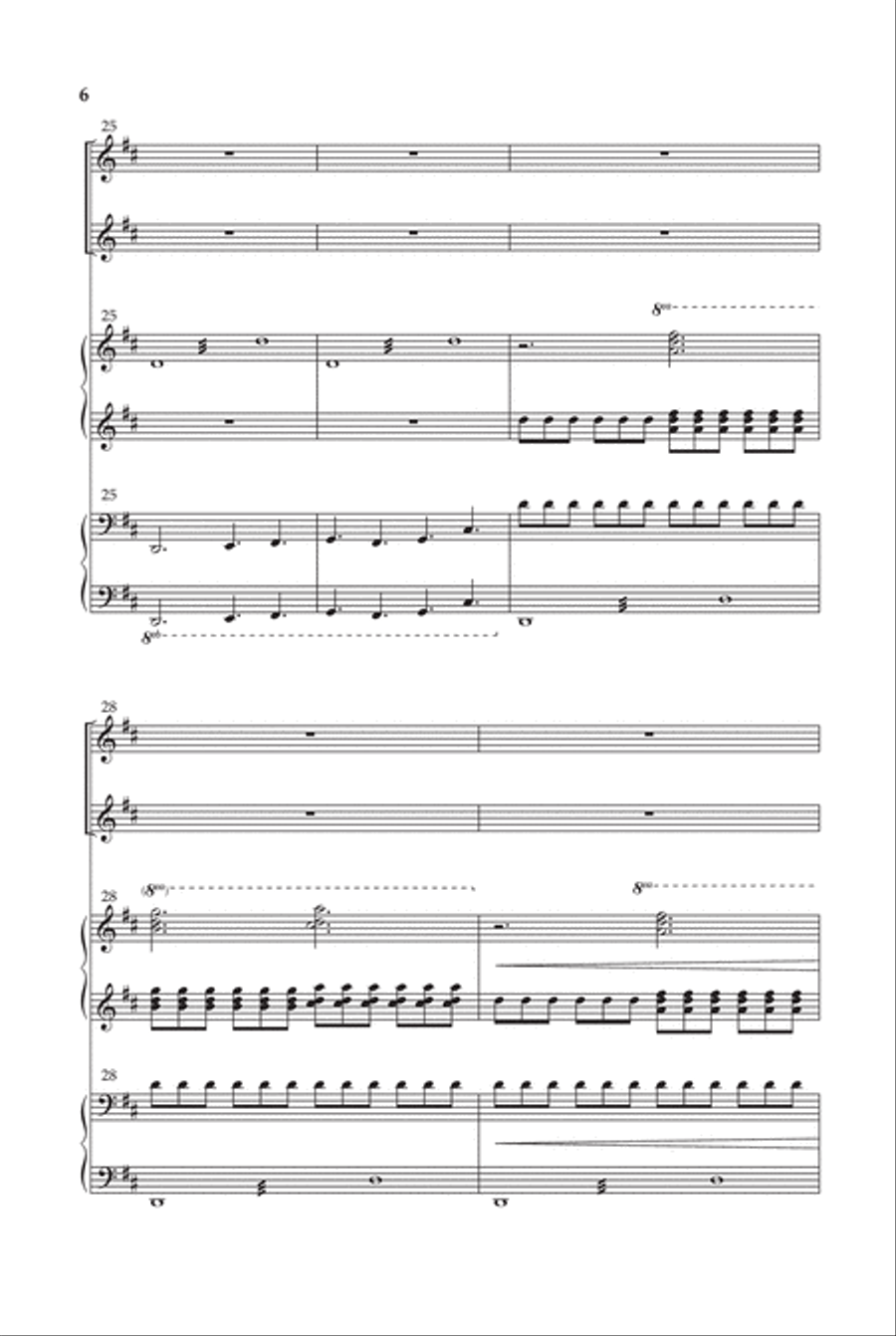 Gloria - SSAA - Replaced by WLG167 Choir scores gallery preview page 5