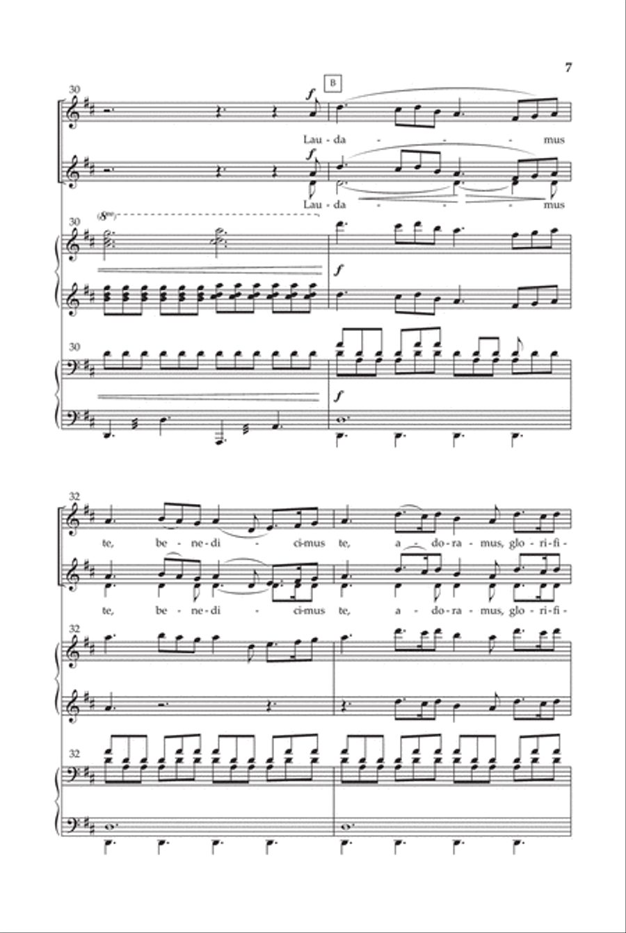 Gloria - SSAA - Replaced by WLG167 Choir scores gallery preview page 6