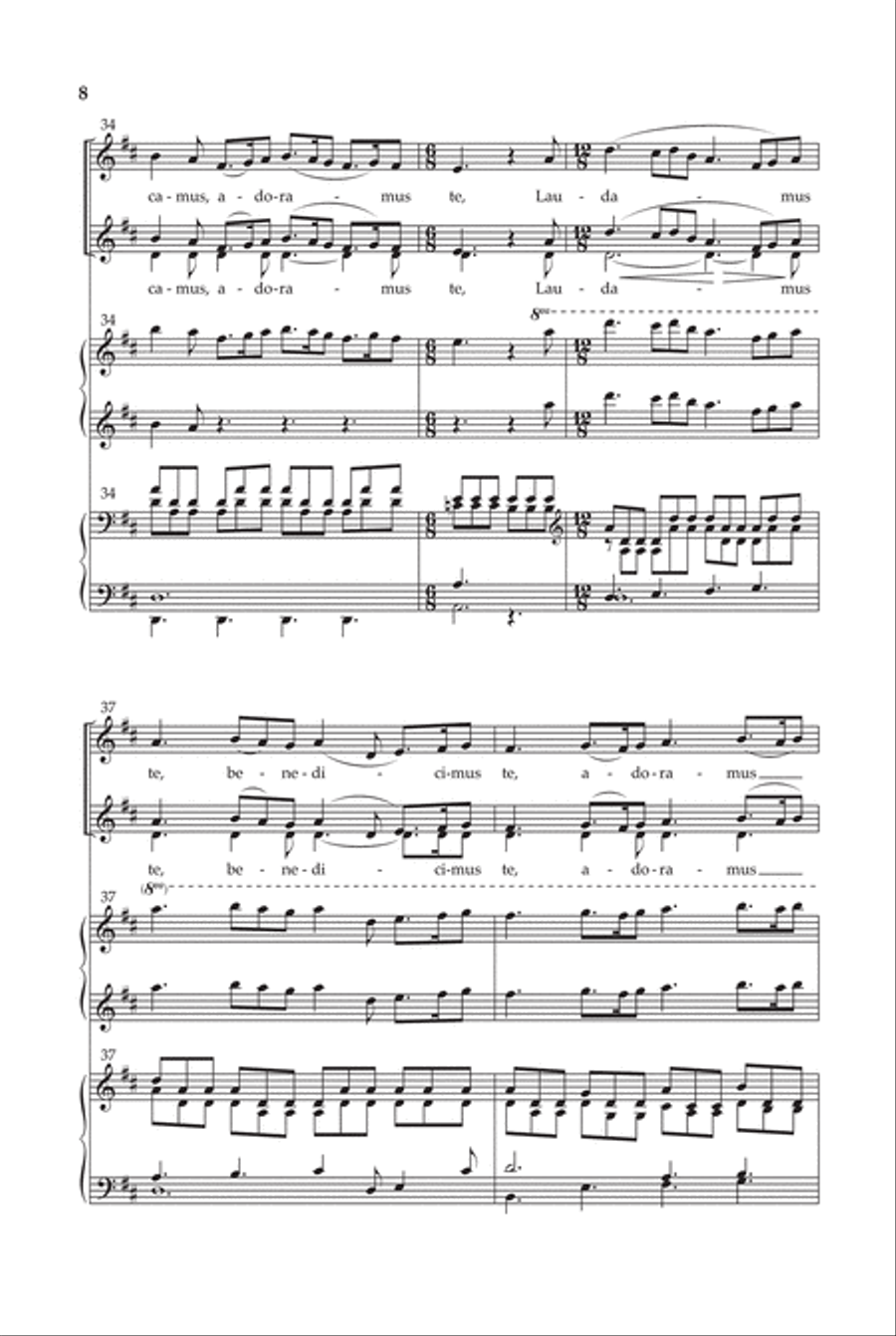 Gloria - SSAA - Replaced by WLG167 Choir scores gallery preview page 7