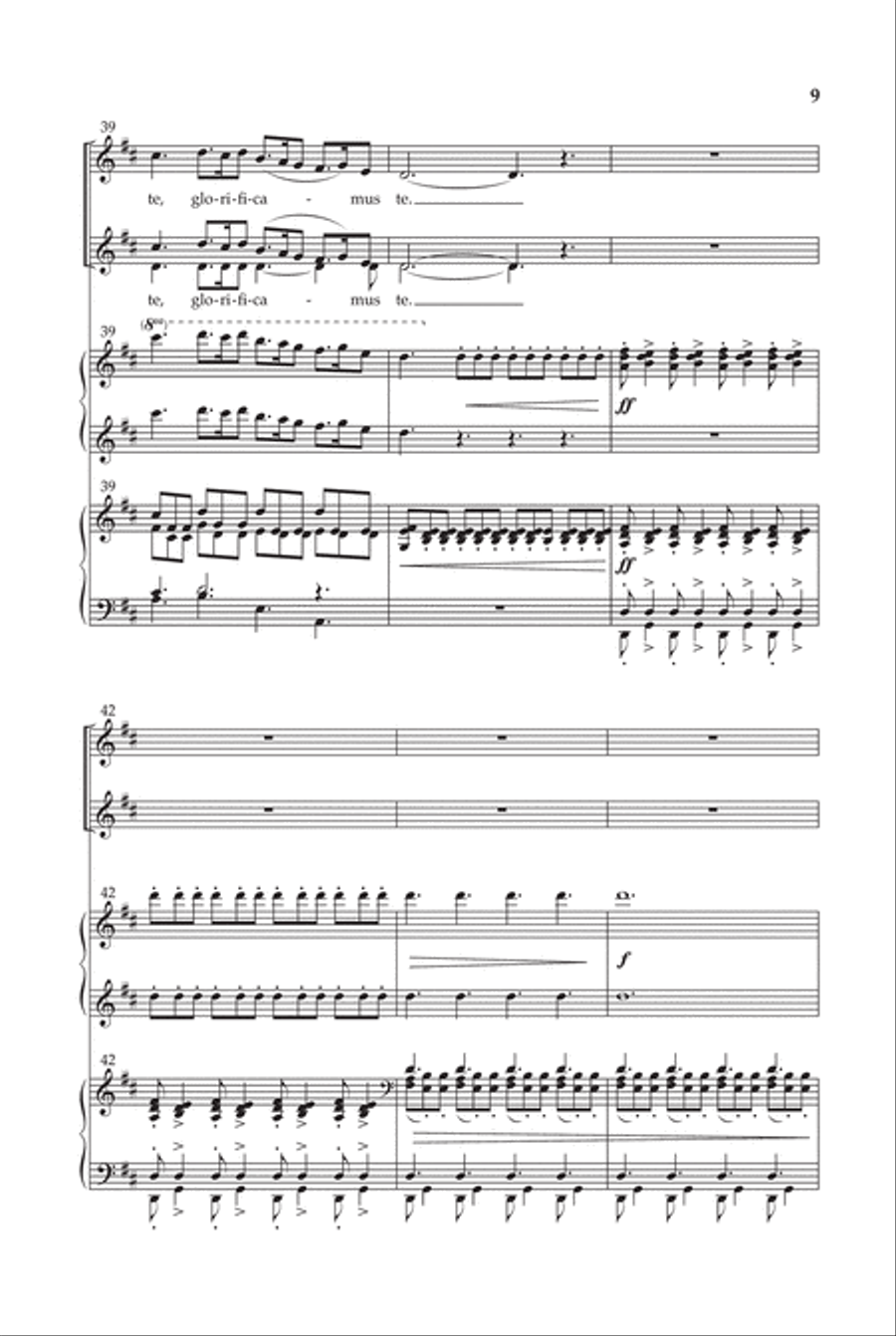 Gloria - SSAA - Replaced by WLG167 Choir scores gallery preview page 8