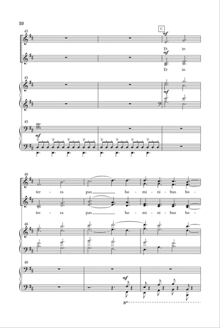 Gloria - SSAA - Replaced by WLG167 Choir scores gallery preview page 9