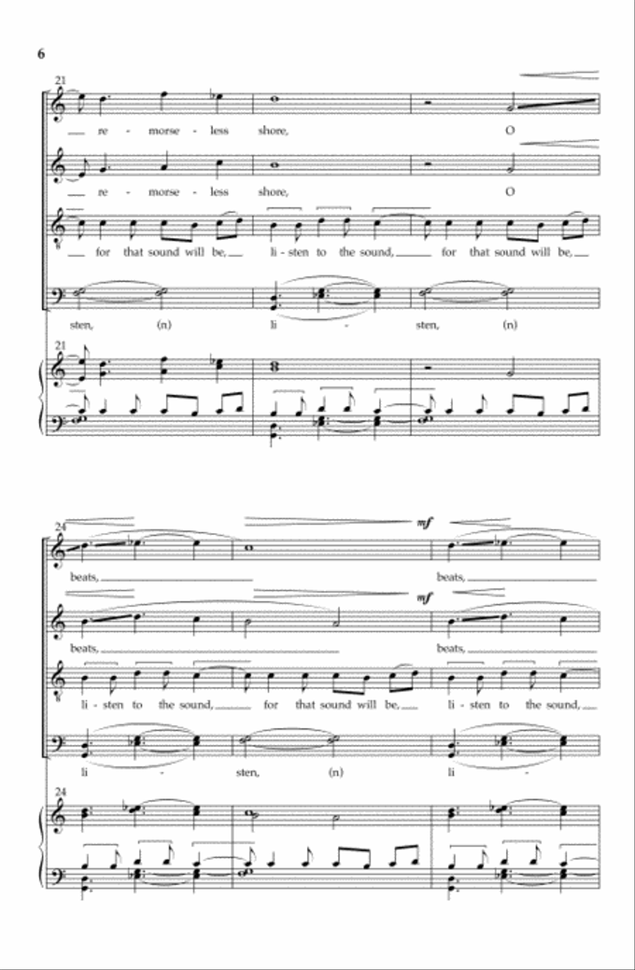The Sounding Sea The Sounding Sea Divisi scores gallery preview page 5