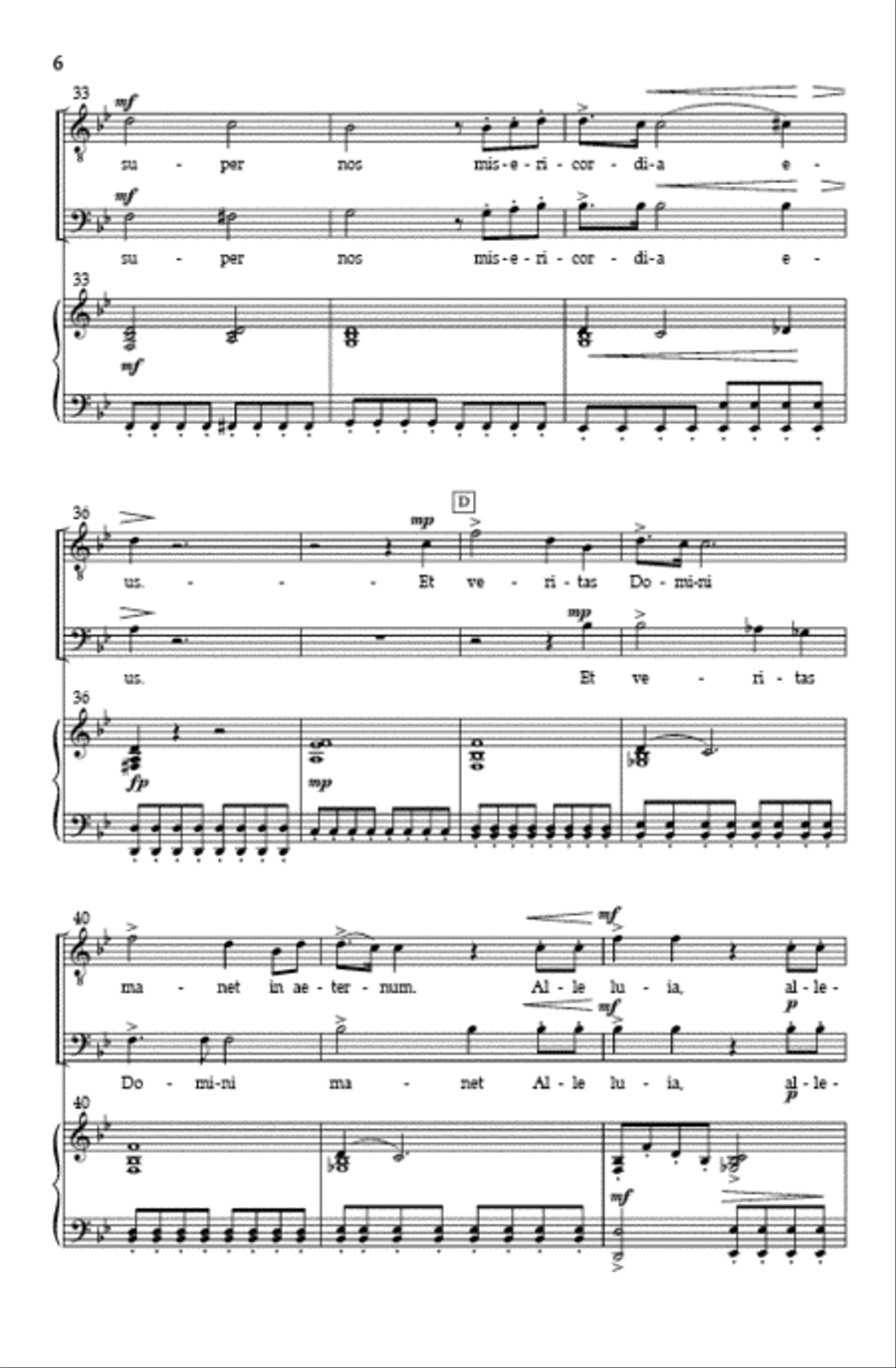 Laudate Dominum (TB - Vocal Score) TB scores gallery preview page 5