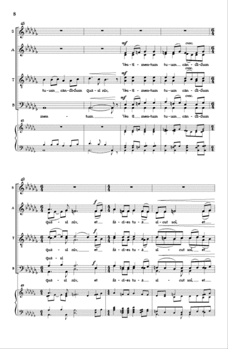 Tota pulchra es Tota pulchra es Divisi scores gallery preview page 7