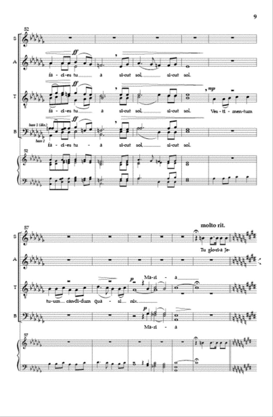 Tota pulchra es Tota pulchra es Divisi scores gallery preview page 8