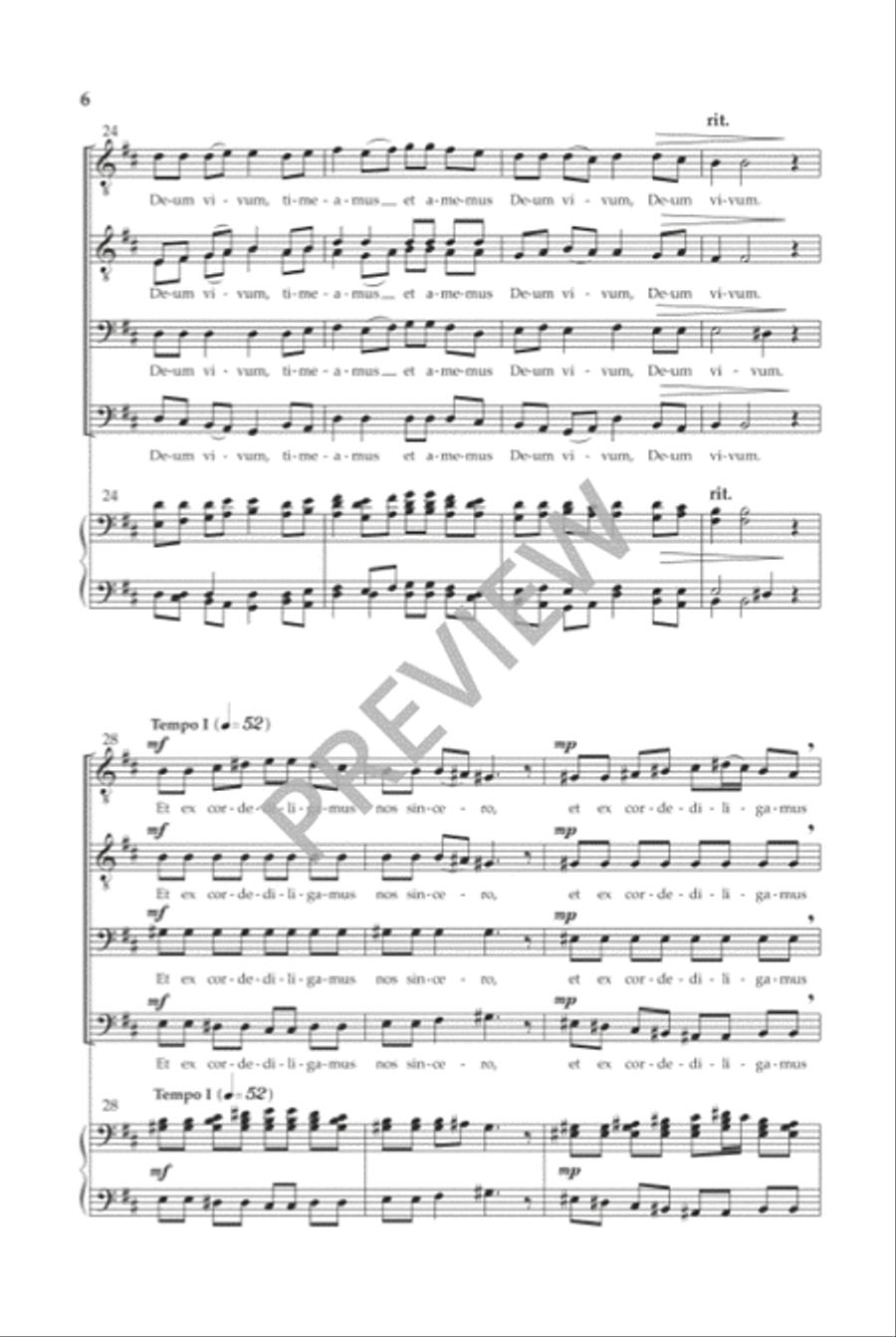 Ubi Caritas (TTBB) Ubi Caritas (TTBB) TTBB scores gallery preview page 5