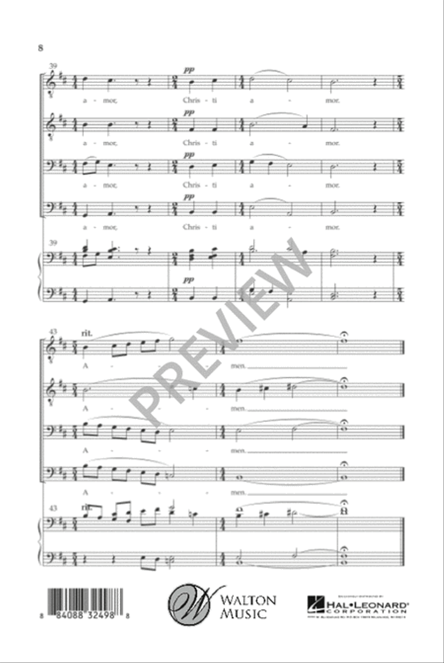 Ubi Caritas (TTBB) Ubi Caritas (TTBB) TTBB scores gallery preview page 7