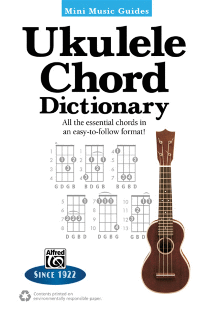 Mini Music Guides -- Ukulele Chord Dictionary Ukulele scores gallery preview page 1