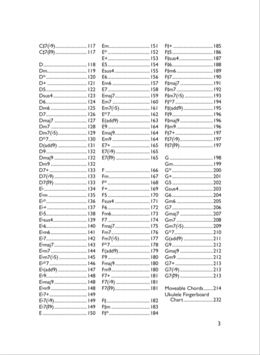 Mini Music Guides -- Ukulele Chord Dictionary Ukulele scores gallery preview page 3