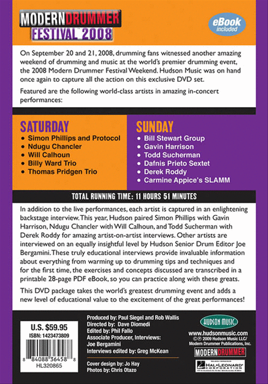 Modern Drummer Festival 2008 Drums scores gallery preview page 2