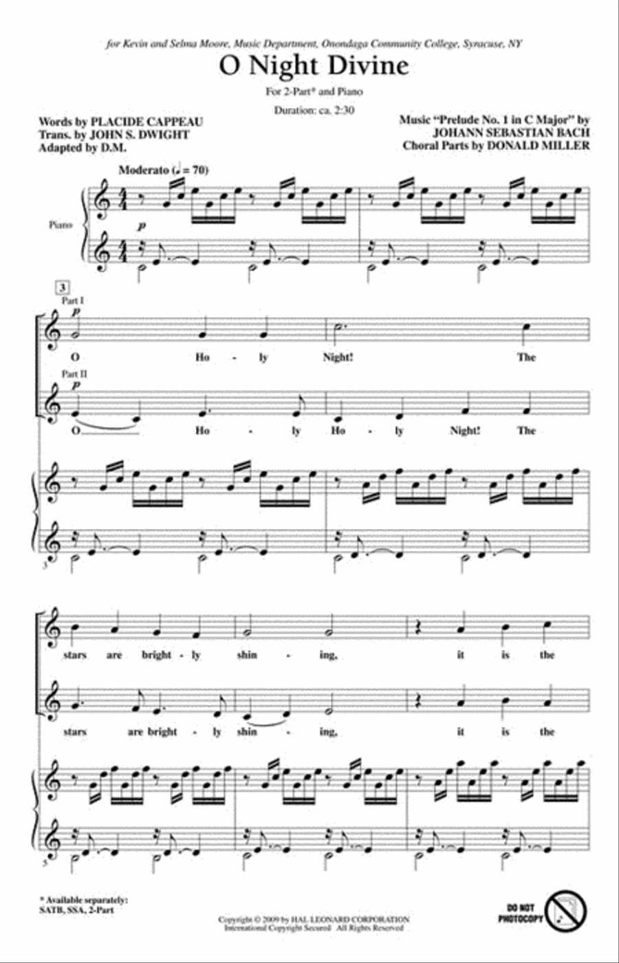 O Night Divine O Night Divine 2-Part scores gallery preview page 2