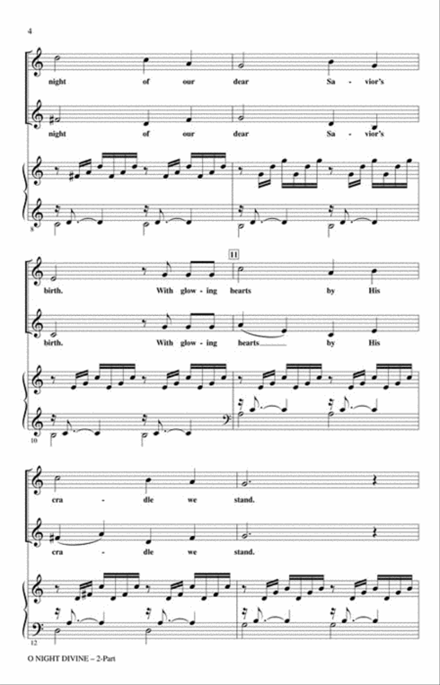 O Night Divine O Night Divine 2-Part scores gallery preview page 3