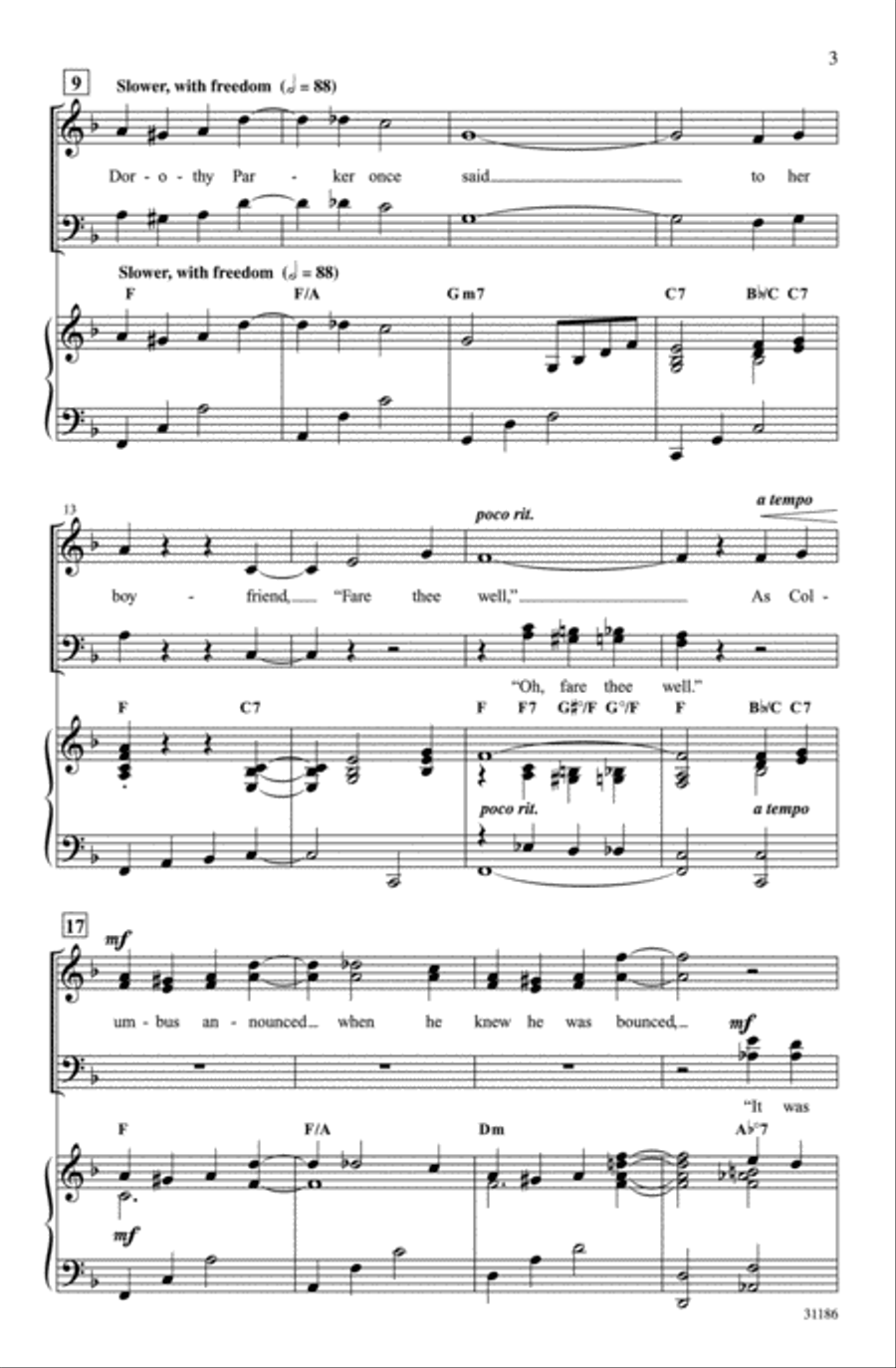 Just One of Those Things Just One of Those Things 4-Part scores gallery preview page 3