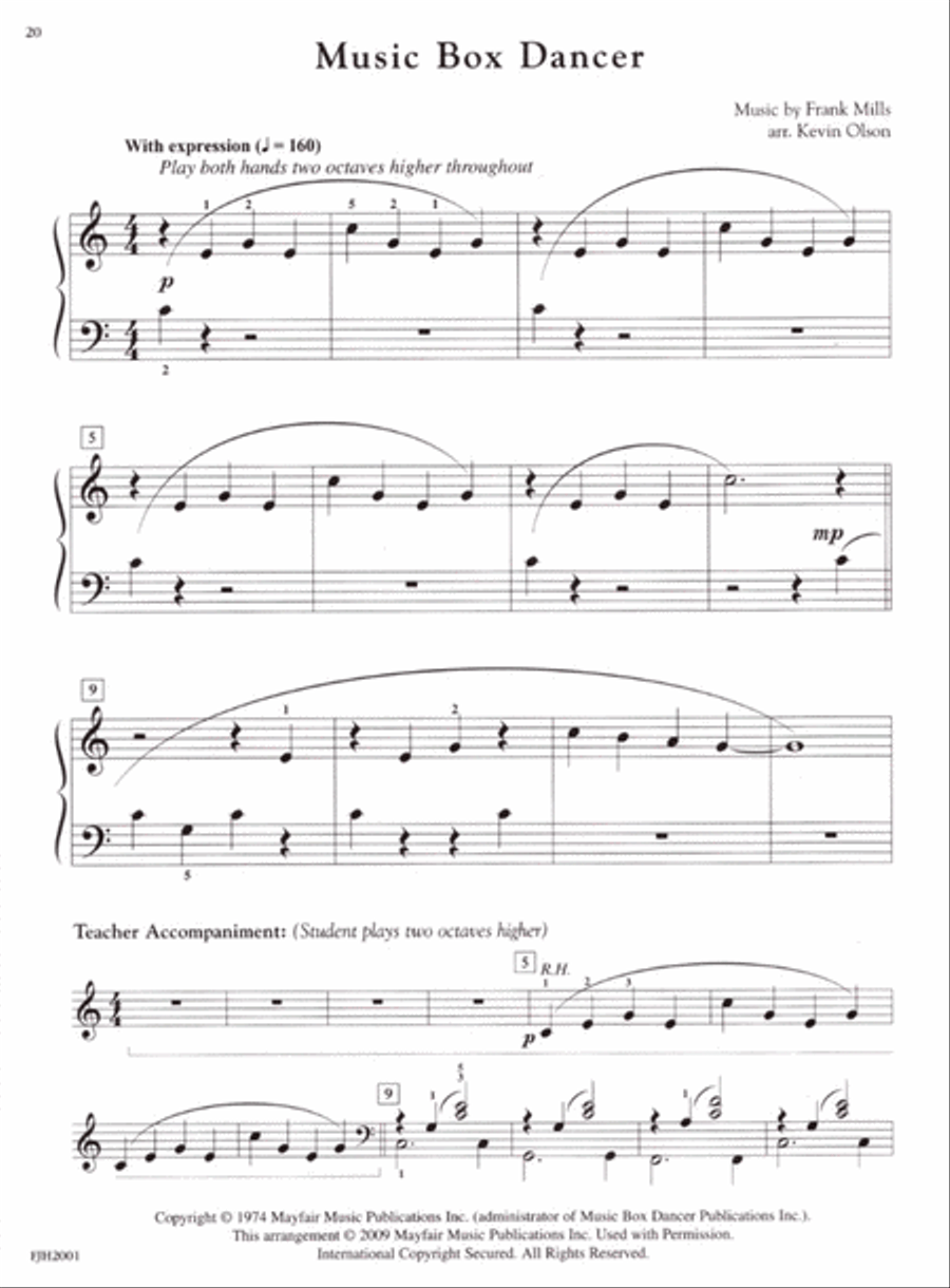 In Recital with Popular Music, Book 2 Piano Method scores gallery preview page 3