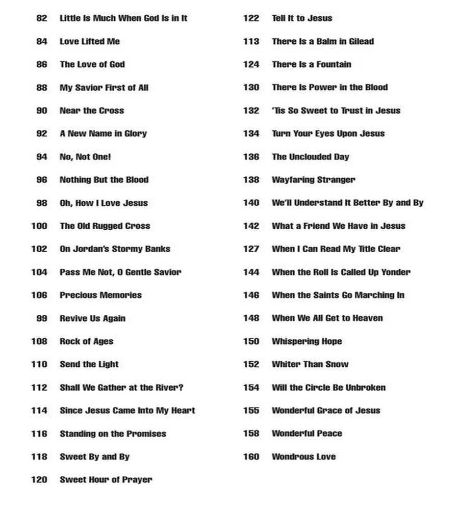 Gospel Hymns Gospel Hymns Guitar scores gallery preview page 4