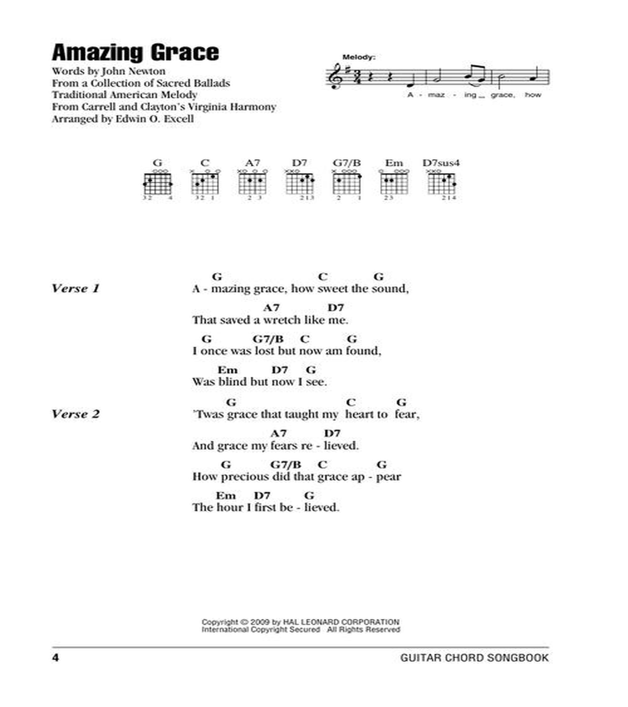 Gospel Hymns Gospel Hymns Guitar scores gallery preview page 5