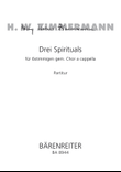 Drei Spirituals for 6 part mixed choir a cappella