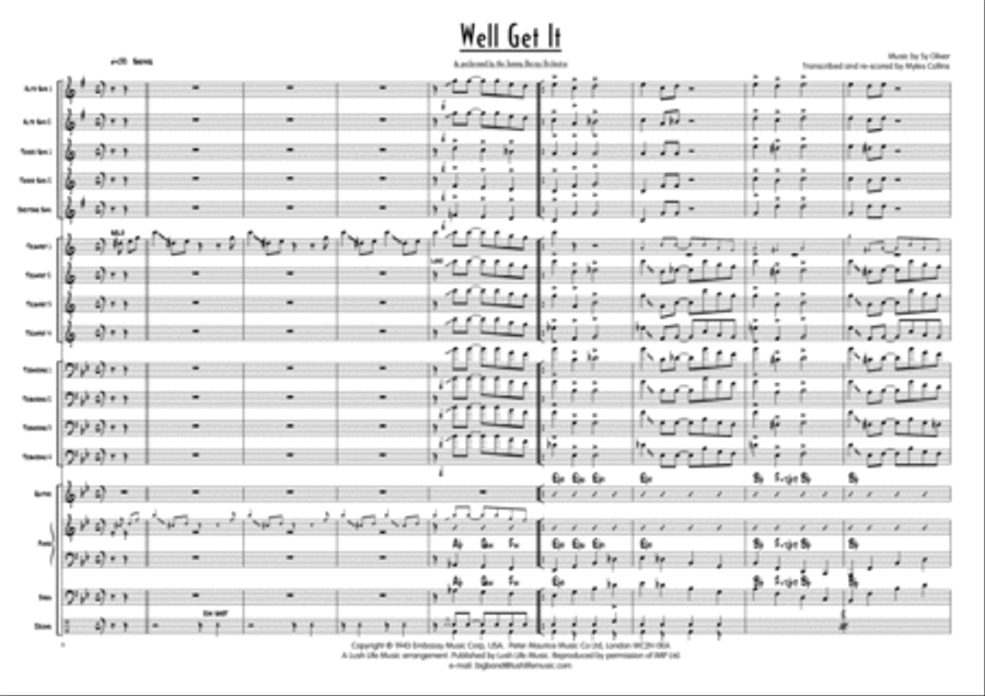 Well Get It Big Band scores gallery preview page 2