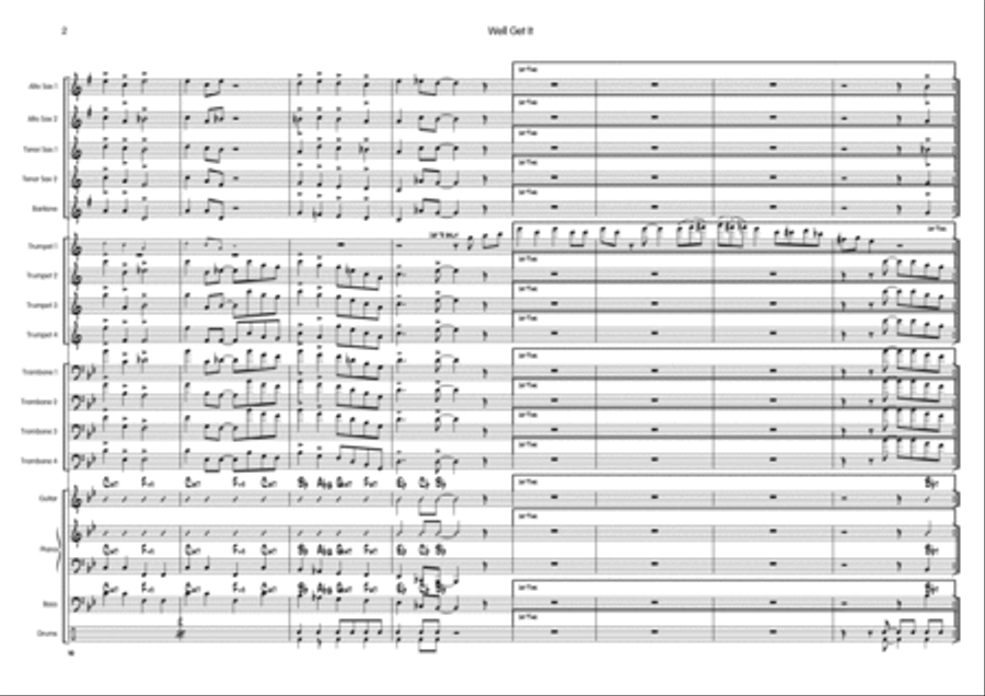 Well Get It Big Band scores gallery preview page 3